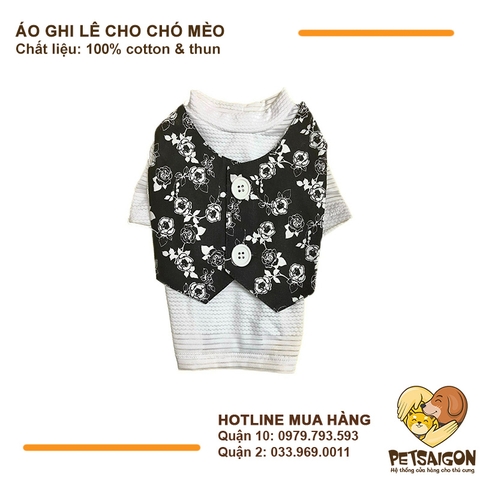 Áo Cho Chó Mèo Kiểu Ghi Lê