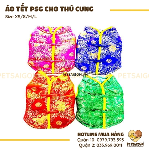 Áo Cho Chó Mèo Mặc Dịp Tết PSG