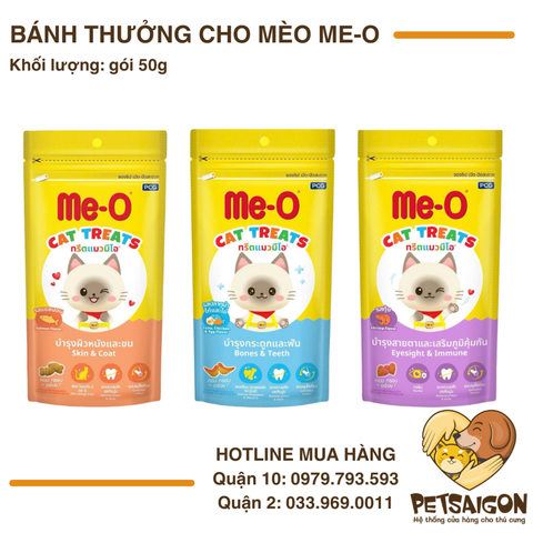 Bánh Thưởng Cho Mèo Me-O 50g