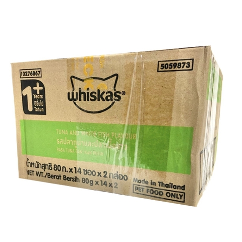Pate Cho Mèo Whiskas Dạng Gói 80G