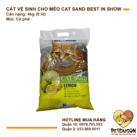 Cát Vệ Sinh Cho Mèo Cat Sand Best Show 8L