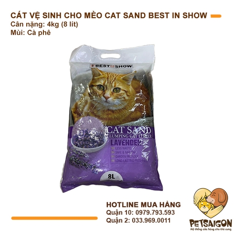Cát Vệ Sinh Cho Mèo Cat Sand Best Show 8L