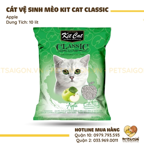 Cát Vệ Sinh Cho Mèo KitCat Clumping Vón Cục Gói 10L