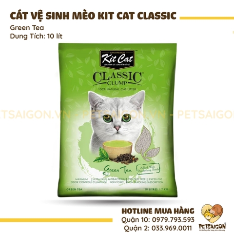 Cát Vệ Sinh Cho Mèo KitCat Clumping Vón Cục Gói 10L