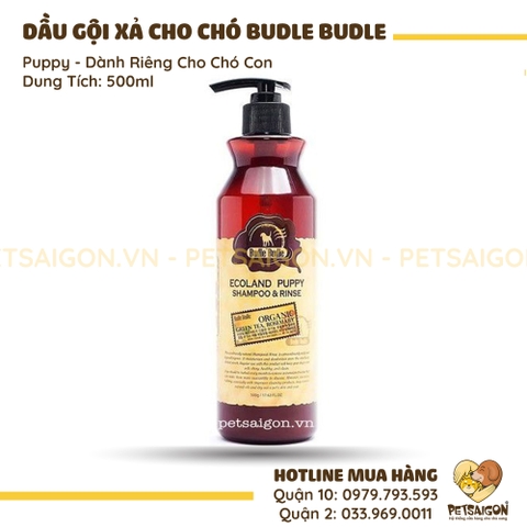 Dầu Gội Và Xả Cho Chó Con Budle'Budle Puppy