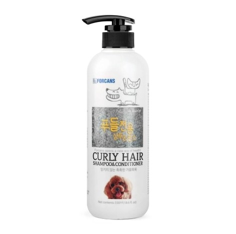 Dầu Gội & Xả Cho Chó Lông Xoăn Forcans Curly Hair 550ml