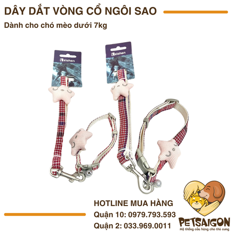 Dây Dắt Vòng Cổ Ngôi Sao