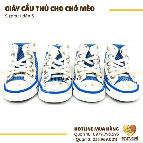 Giày Cho Chó Mèo Kiểu Cầu Thủ