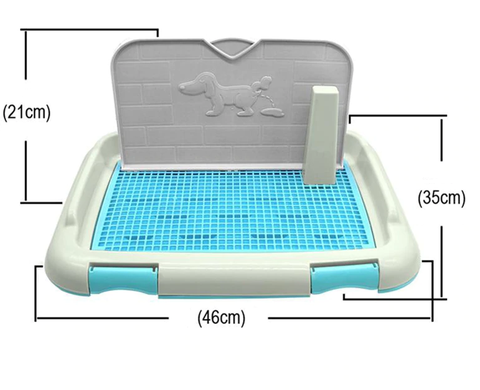 Khay Vệ Sinh Cho Chó Có Tường Chắn
