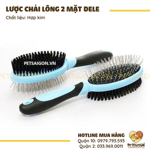 Lược Chải Lông Chó Mèo Có 2 Mặt Dele