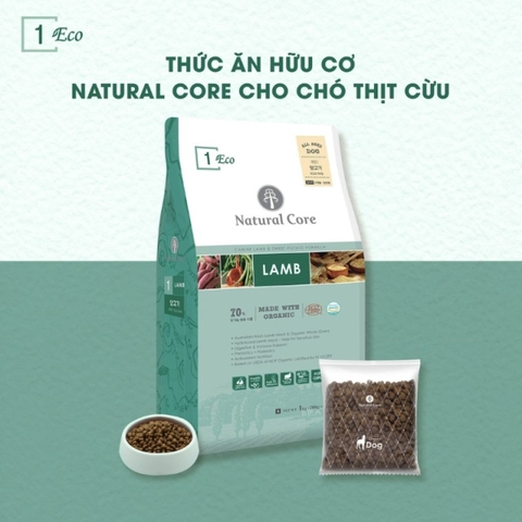 Thức Ăn Cho Chó Natural Core Thịt Cừu Hữu Cơ