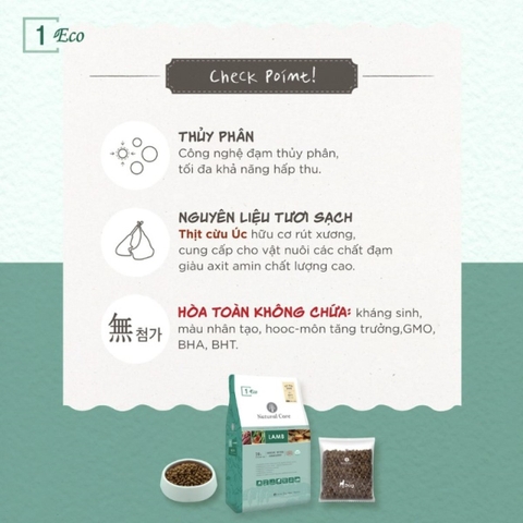 Thức Ăn Cho Chó Natural Core Thịt Cừu Hữu Cơ