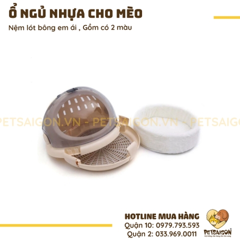 Ổ Ngủ Cho Chó Mèo Bằng Nhựa