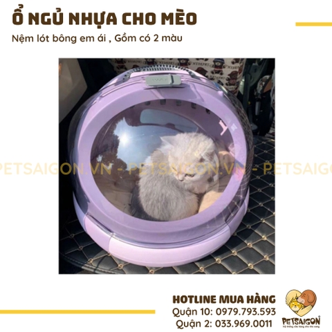 Ổ Ngủ Cho Chó Mèo Bằng Nhựa