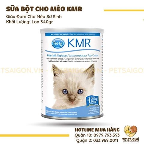 Sữa Cho Mèo Sơ Sinh KMR Thay Thế Sữa Mèo Mẹ