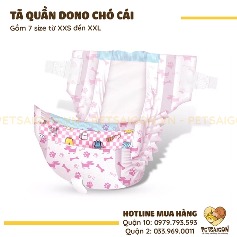 Tã Quần Cho Chó Mèo Dono
