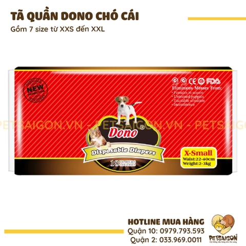 Tã Quần Cho Chó Mèo Dono