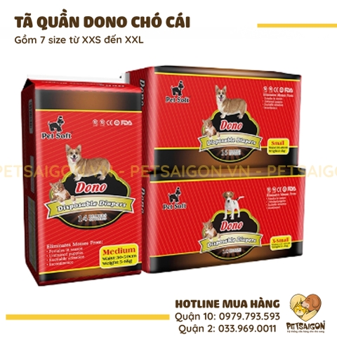 Tã Quần Cho Chó Mèo Dono