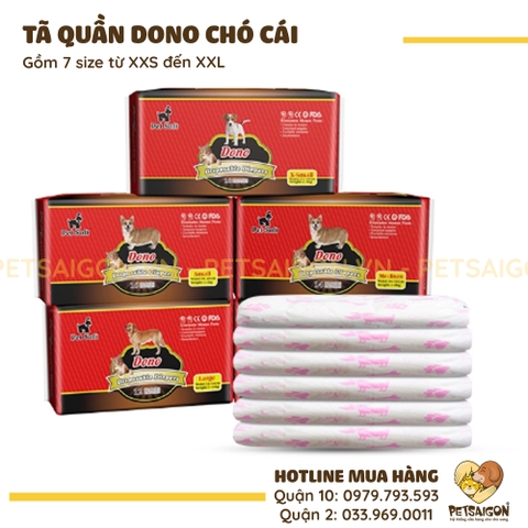 Tã Quần Cho Chó Mèo Dono