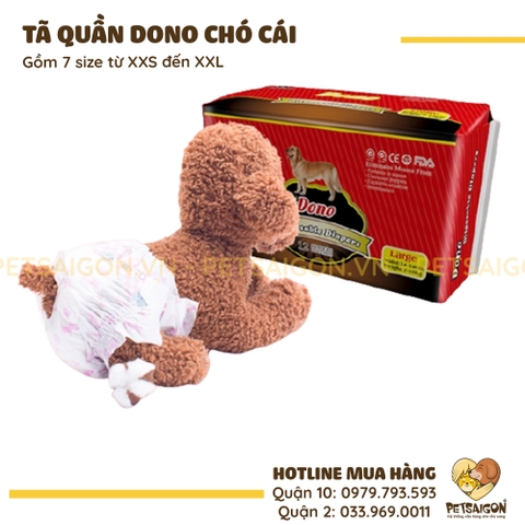 Tã Quần Cho Chó Mèo Dono