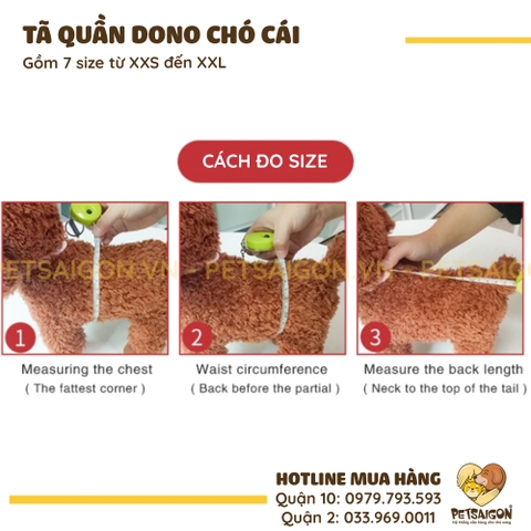 Tã Quần Cho Chó Mèo Dono