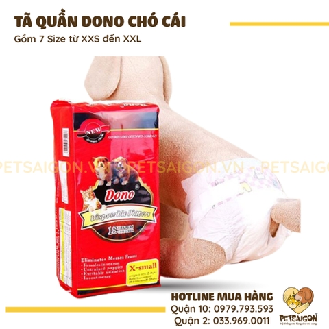 Tã Quần Cho Chó Mèo Dono