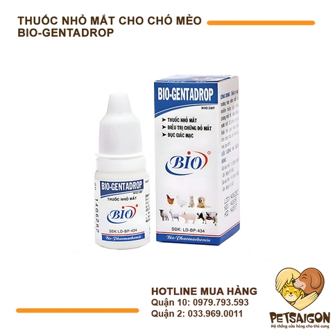 Thuốc Nhỏ Mắt Cho Chó Bio Gentadrop