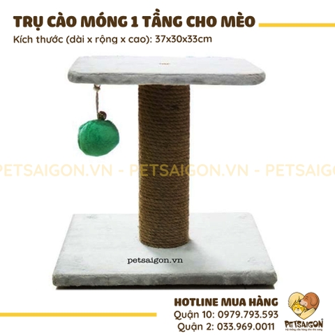 Trụ Cào Móng Cho Mèo 1 Tầng