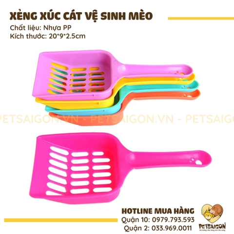 Xẻng Xúc Cát Mèo Bằng Nhựa