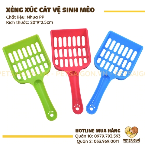 Xẻng Xúc Cát Mèo Bằng Nhựa