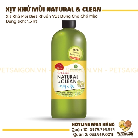 Xịt khử mùi - Deodorant Natural & Clean