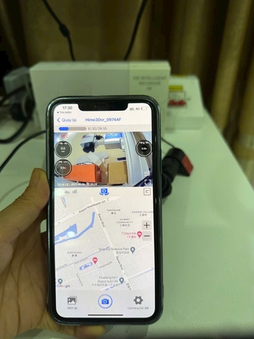 Camera hành trình 3 mắt trước sau và trong xe Q7 2K