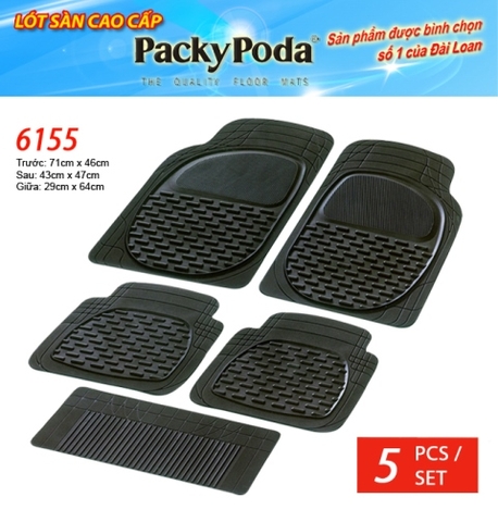 Lót sàn ô tô Packy Poda 4 chỗ cao cấp 6155