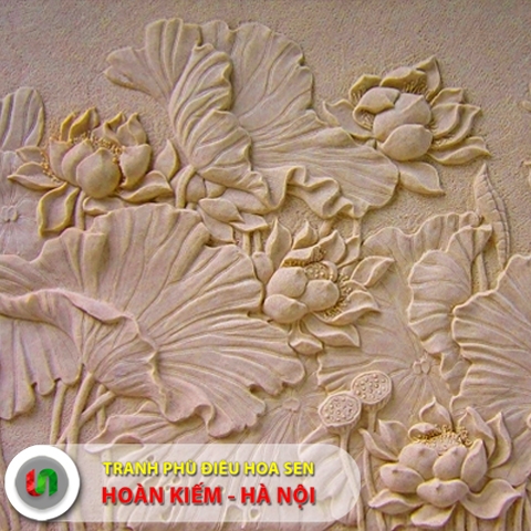 Tư vấn mua Tranh phù điêu Hoa sen tại Hoàn Kiếm - Hà Nội