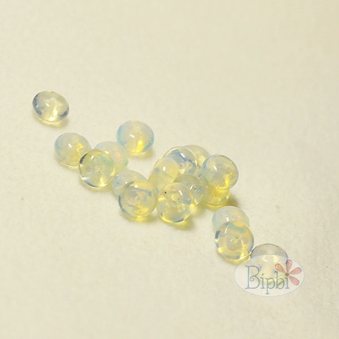 ST005 -  8mm synthetic white opal