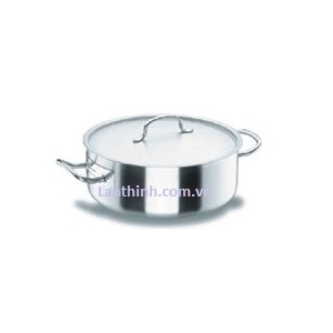 Casserole pot with lid, SS, 10 sizes, 2 - 59 lt