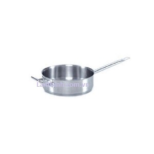 Saute pan with lid, SS, 7 sizes: 1.2 - 7 lt