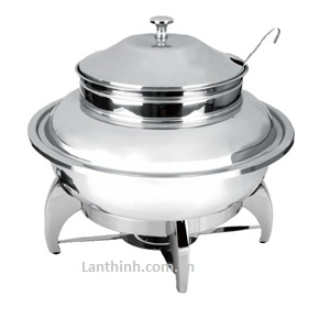 Silver Steel Round Soup Station  9.7L- Item code: GB-8041A