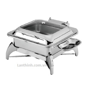 Silver Steel Square Chafing Dish 5.5L- Item code: GB-8045A