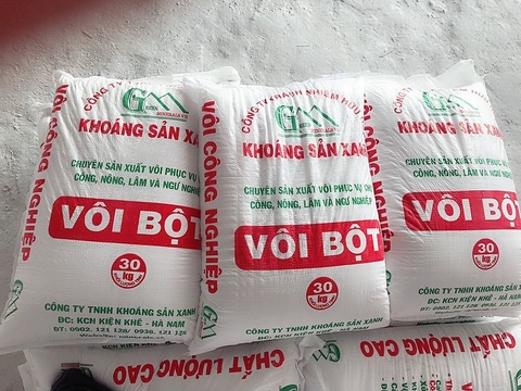 Vôi bột nghiền tinh 100% giá tốt tại Hà Nam