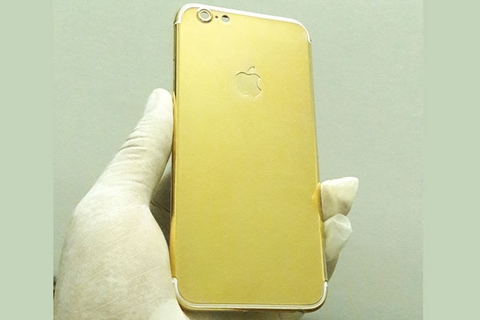 Iphone 6 độ lên 7 mạ vàng 14K