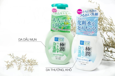 sữa rửa mặt hada labo tạo bọt