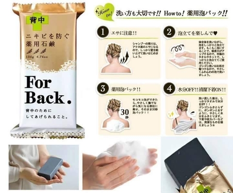 xà phòng trị mụn lưng For Back xách tay