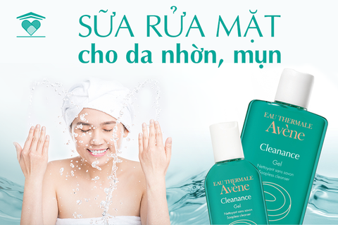 sữa rửa mặt avene cho da nhạy cảm