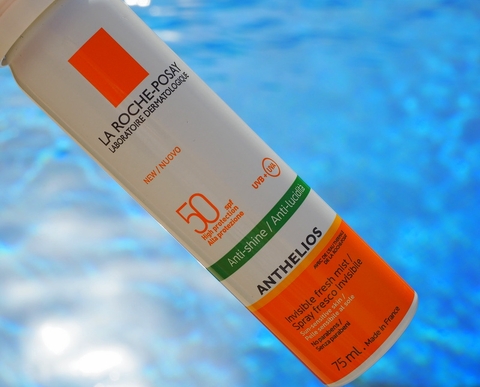 xịt chống nắng anthelios invisible face mist