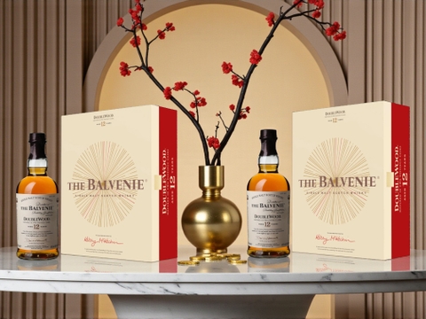 Rượu Balvenie 12 DoubleWood hộp quà Tết 2026 có gì đặc biệt