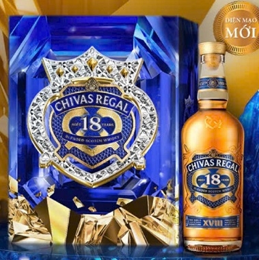 Thiết kế hộp quà Tết Chivas 18 năm 2025: Khi nghệ thuật gặp sự sáng tạo