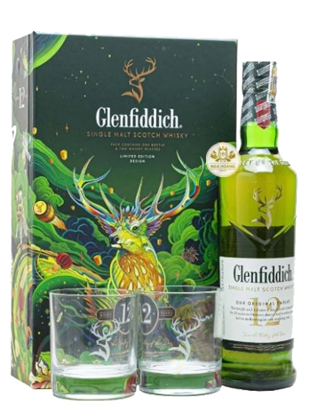 RƯỢU GLENFIDDICH 12 NĂM - HỘP QUÀ TẾT 2023