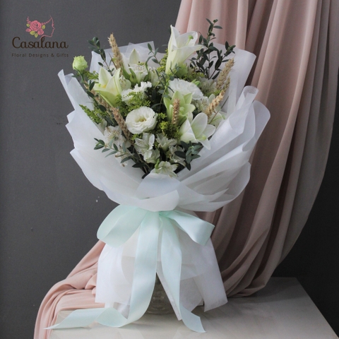 Bó Hoa Trắng Mix