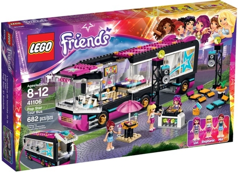 41106 LEGO® Friends Pop Star Tour Bus (năm 2015)